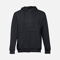 Толстовка мужская на молнии с капюшоном Amsterdam, черная