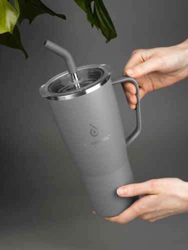 Термостакан Kasumigaoka, серый фото 5 Термостакан Kasumigaoka, серый фото 5