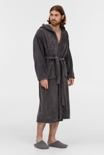 Халат флисовый Magic Mantle, темно-серый фото 4 Халат флисовый Magic Mantle, темно-серый фото 4