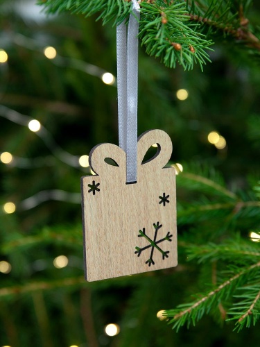Деревянная подвеска Christmate, подарок фото 5