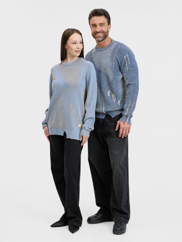 Джемпер Denim на заказ, полушерсть фото 2