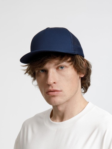 Бейсболка Seguro Air, темно-синяя фото 5 Бейсболка Seguro Air, темно-синяя фото 5