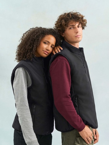 Жилет софтшелл унисекс Falcon BW, темно-серый фото 4