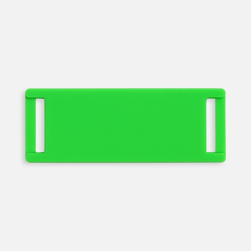 Лейбл из ПВХ Kova, зеленый неон фото 2