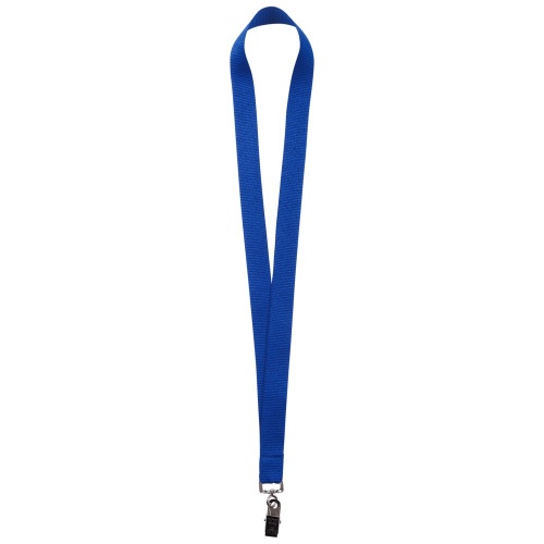 Лента для бейджа Neckband, синяя фото 2