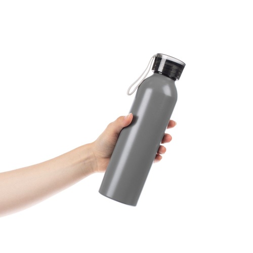 Бутылка для воды Brooke, матовая серая фото 2 Бутылка для воды Brooke, матовая серая фото 2