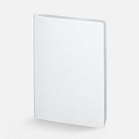 Ежедневник Nebraska Flex, недатированный, белый с серебристым