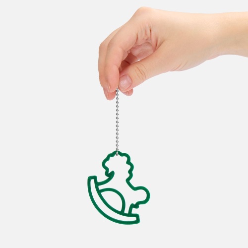 Подвеска «Лошадка-качалка», 3D-печать, зеленая фото 4 Подвеска «Лошадка-качалка», 3D-печать, зеленая фото 4