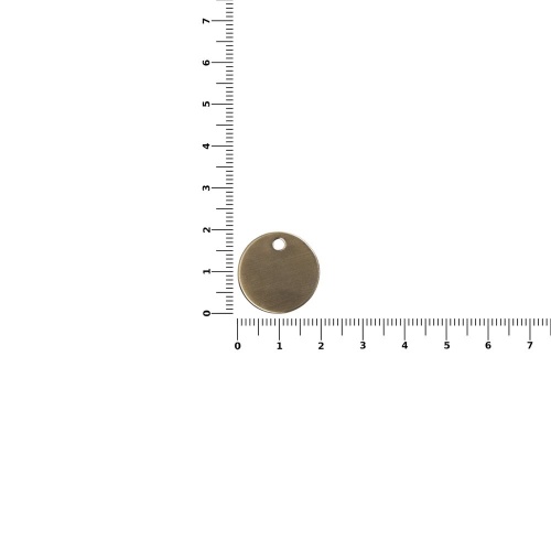 Шильдик металлический Alfa Sirkel, бронзовый фото 2