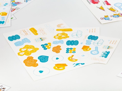 Наклейки бумажные Sticker Pack на заказ, L фото 4