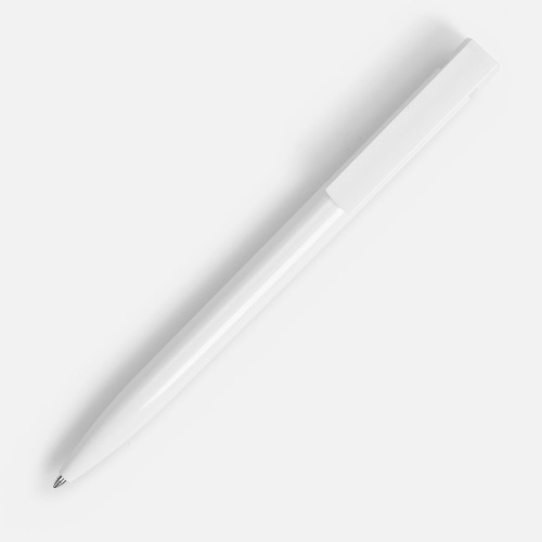 Ручка шариковая Liberty Polished, белая фото 4