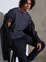 Футболка Oversize Premium, темно-серая (антрацит)