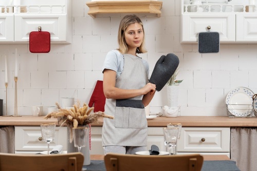 Фартук Settle In, серый фото 4