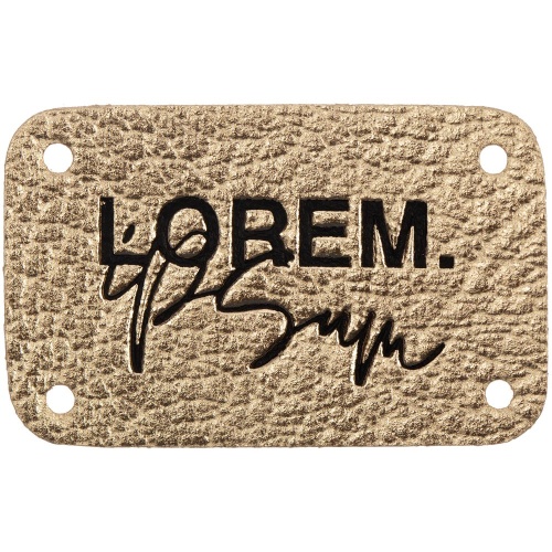 Лейбл Corolla Metal, S, золотой фото 5