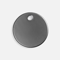 Шильдик металлический Alfa Sirkel, серый металлик