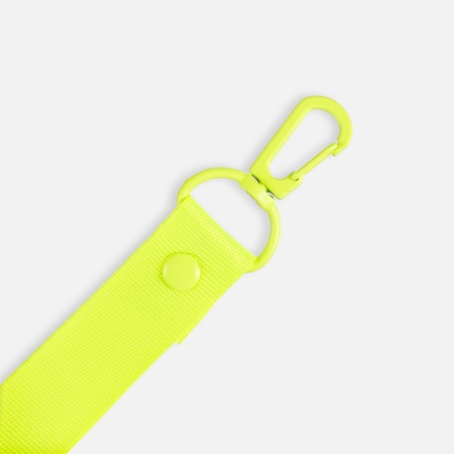 Застежка-карабин Snap Hook, M, желтый неон фото 4