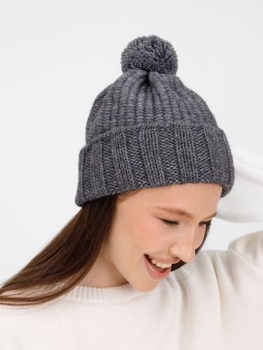 Шапка Frissonelle, серый меланж фото 6 Шапка Frissonelle, серый меланж фото 6