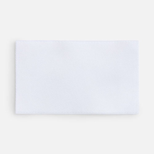 Лейбл тканевый Epsilon, M, белый