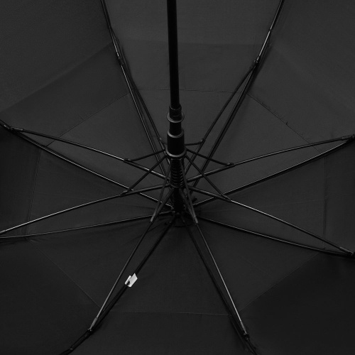 Зонт-трость Dome Double, черный фото 2 Зонт-трость Dome Double, черный фото 2
