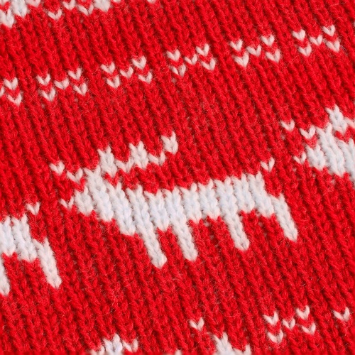 Плед Holidale, красный с молочным фото 4