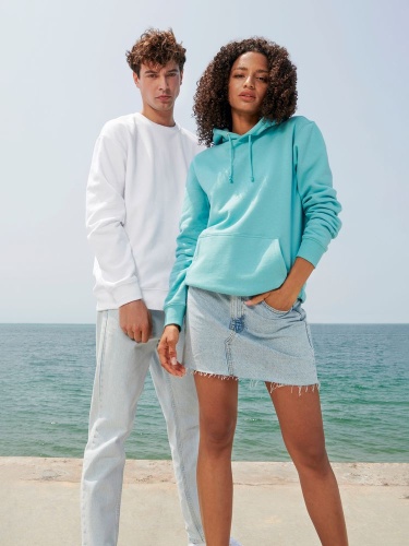 Свитшот унисекс Columbia, голубой (морская волна) фото 3