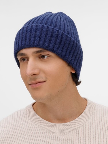 Шапка Laconi, синяя фото 3 Шапка Laconi, синяя фото 3