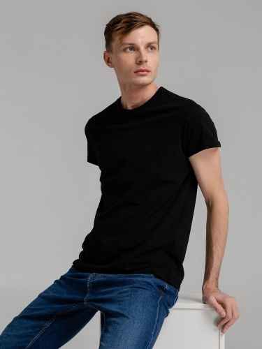Футболка мужская Regent Fit 150, черная фото 7
