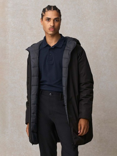 Куртка-парка унисекс Reverse, черная фото 4