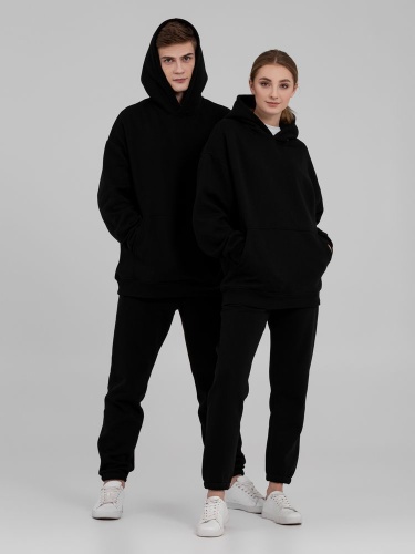 Худи Kulonga Oversize, ver.1, черное фото 9