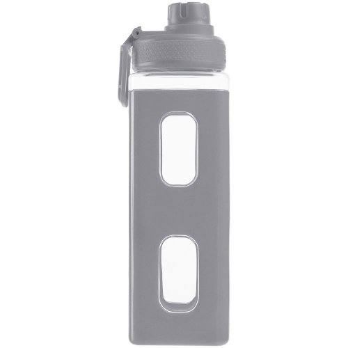 Бутылка для воды Square Fair, серая фото 2 Бутылка для воды Square Fair, серая фото 2
