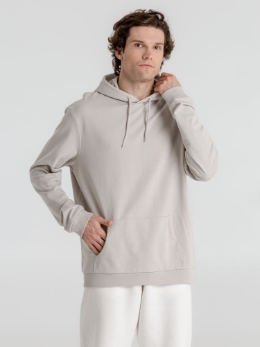 Толстовка с капюшоном унисекс Hoodie, дымчато-серая фото 7