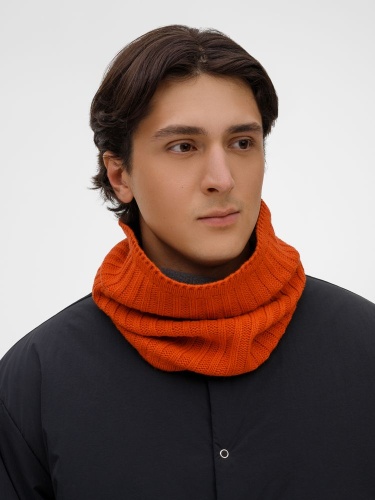 Снуд ComFleece, темно-оранжевый (кирпичный) фото 6 Снуд ComFleece, темно-оранжевый (кирпичный) фото 6