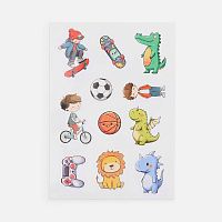 Стикерпак UV-DTF Thematic, для мальчиков