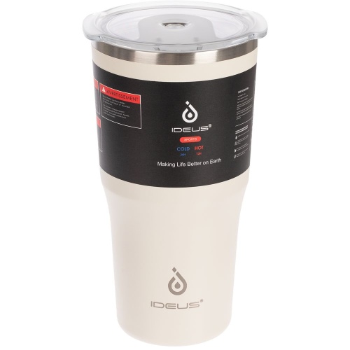 Термостакан Sapporo М, белый (молочный) фото 4 Термостакан Sapporo М, белый (молочный) фото 4