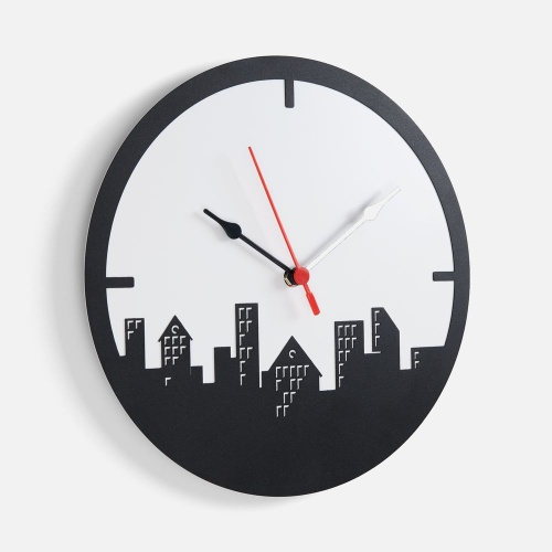 Часы «Города», черные Часы «Города», черные