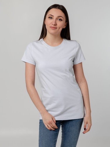 Футболка женская T-bolka Stretch Lady, белая фото 6