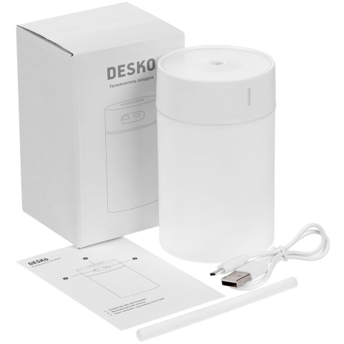 Настольный увлажнитель Desko, белый фото 9