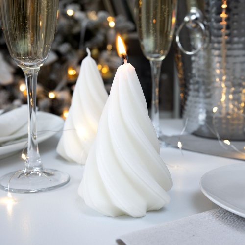 Свеча Sparklet, белая фото 2 Свеча Sparklet, белая фото 2