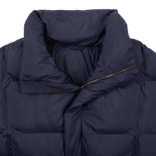 Пуховик унисекс Kapsula, темно-синий фото 3