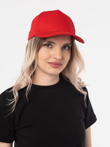 Бейсболка Basic, красная фото 2
