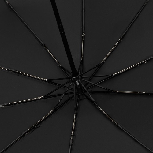 Зонт складной Regenfall, черный фото 4