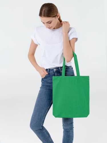 Холщовая сумка Avoska, зеленая фото 3 Холщовая сумка Avoska, зеленая фото 3