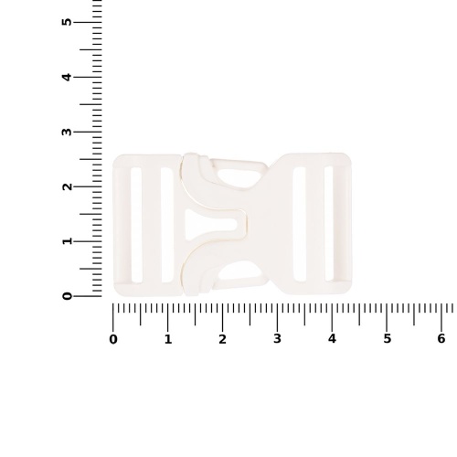 Застежка-пряжка Fibbia, белая фото 2 Застежка-пряжка Fibbia, белая фото 2