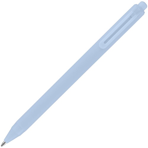 Ручка шариковая Cursive Soft Touch, голубая фото 5