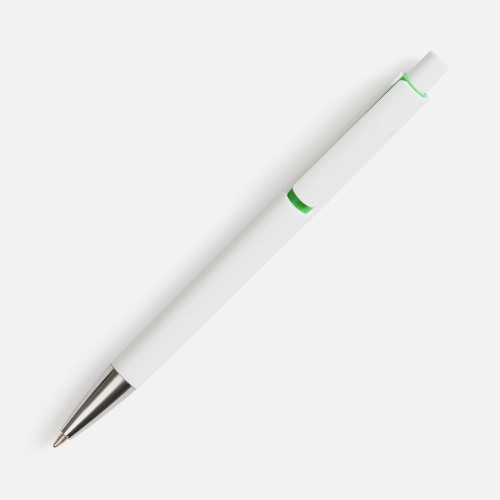 Ручка шариковая Dominanta, белая с зеленым фото 2 Ручка шариковая Dominanta, белая с зеленым фото 2