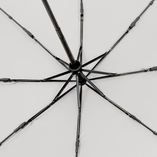 Зонт складной Cloudex, светло-серый фото 2