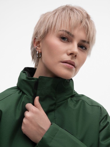 Куртка на стеганой подкладке Robyn, темно-зеленая фото 13