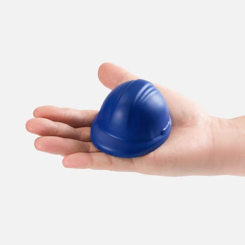 Антистресс «Каска», синий фото 3