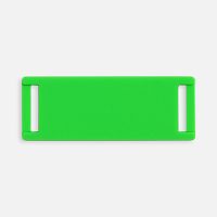 Лейбл из ПВХ Kova, зеленый неон