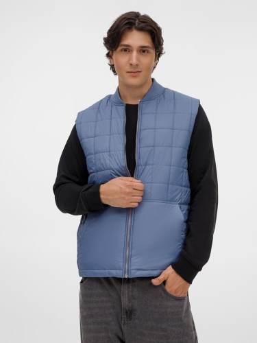 Жилет унисекс Warmbridge, синий (джинс) фото 4 Жилет унисекс Warmbridge, синий (джинс) фото 4